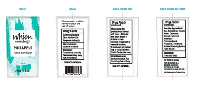 Pineapple - WHIM HAND SANITIZER PINEAPPLE 1 oz 2020 1.08 OL(HR)